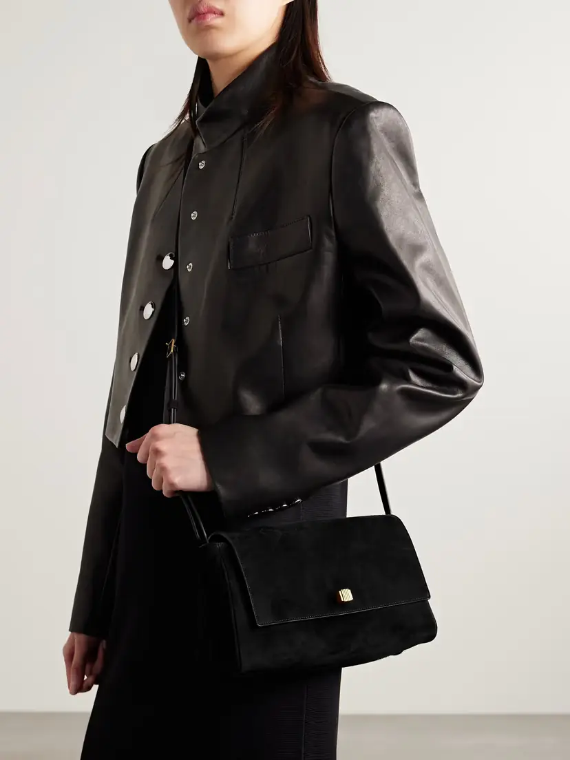 Khaite Audrey Suede Shoulder Bag | Thumbnail 6