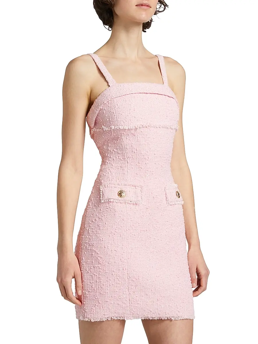 Generation Love Women's Bonnie Sequined Tweed Minidress | Thumbnail 4 Generation Love Women's Bonnie Sequined Tweed Minidress | Thumbnail 4