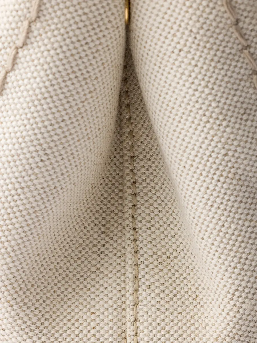 Prada Women's Linen Blend Mini Handbag - Beige Khaki | Thumbnail 6