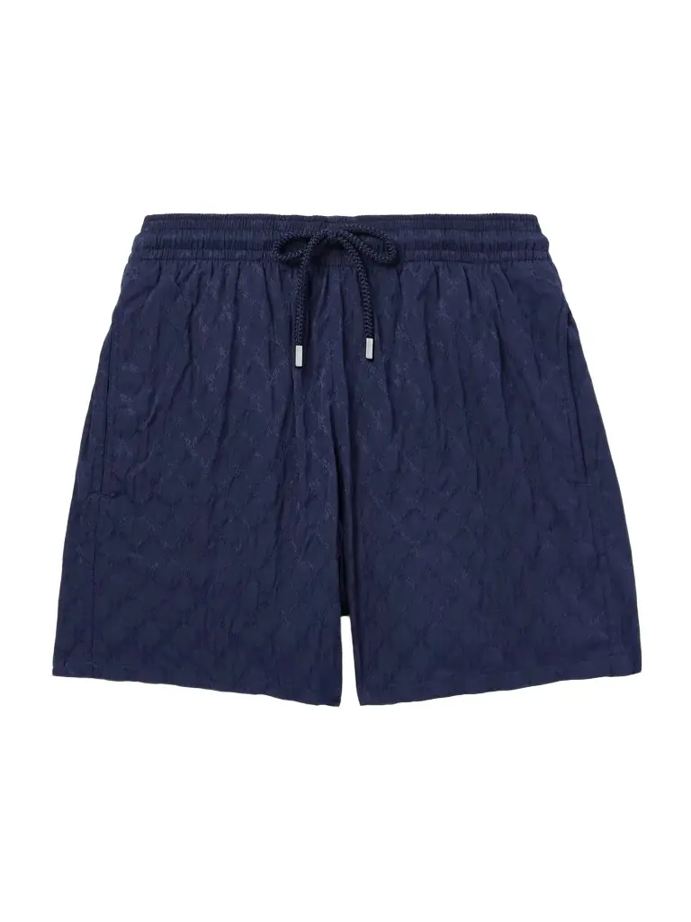 Vilebrequin Moorea Straight-Leg Mid-Length Jacquard Swim Shorts - Men | Image 1 Vilebrequin Moorea Straight-Leg Mid-Length Jacquard Swim Shorts - Men | Image 1