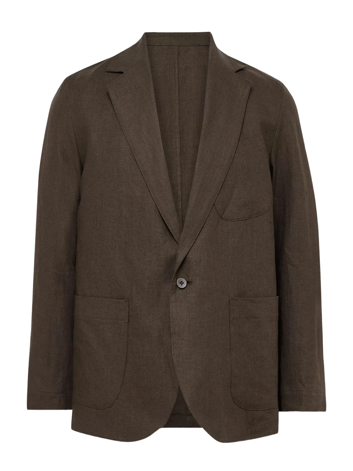 Unstructured Washed-Linen Blazer - Men