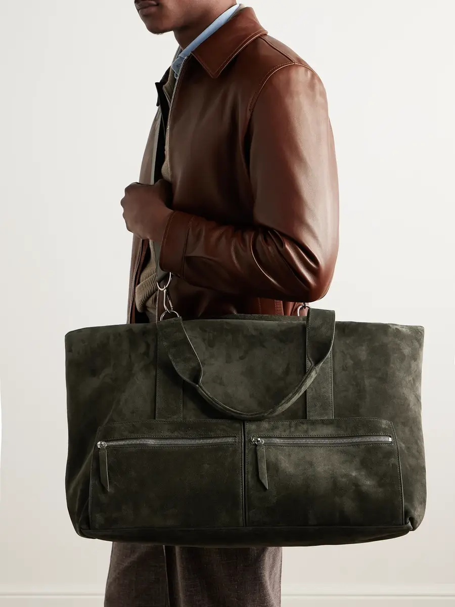 Métier Racer 53 Suede Weekend Bag - Men | Thumbnail 6 Métier Racer 53 Suede Weekend Bag - Men | Thumbnail 6