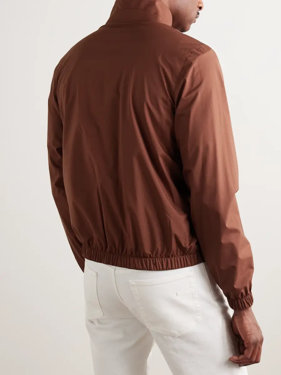 Loro Piana Reversible Windmate® Storm System® Nylon and Cashmere Blouson Jacket - Men | Thumbnail 3 Loro Piana Reversible Windmate® Storm System® Nylon and Cashmere Blouson Jacket - Men | Thumbnail 3