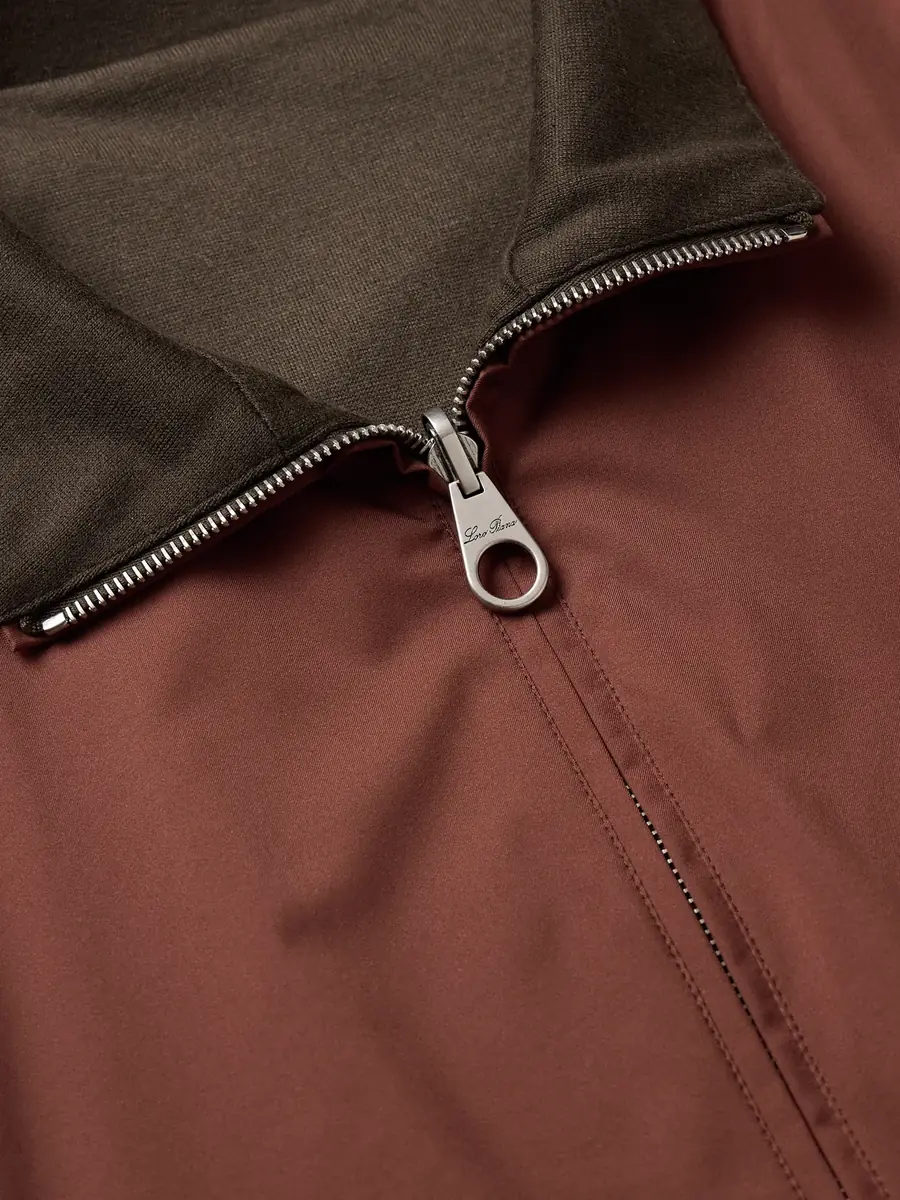 Loro Piana Reversible Windmate® Storm System® Nylon and Cashmere Blouson Jacket - Men | Thumbnail 4 Loro Piana Reversible Windmate® Storm System® Nylon and Cashmere Blouson Jacket - Men | Thumbnail 4