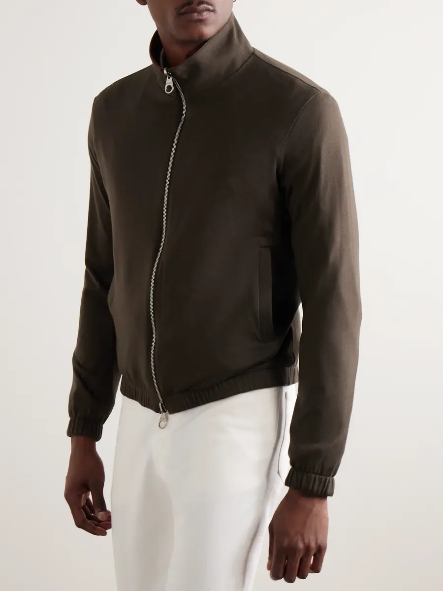 Loro Piana Reversible Windmate® Storm System® Nylon and Cashmere Blouson Jacket - Men | Thumbnail 5 Loro Piana Reversible Windmate® Storm System® Nylon and Cashmere Blouson Jacket - Men | Thumbnail 5