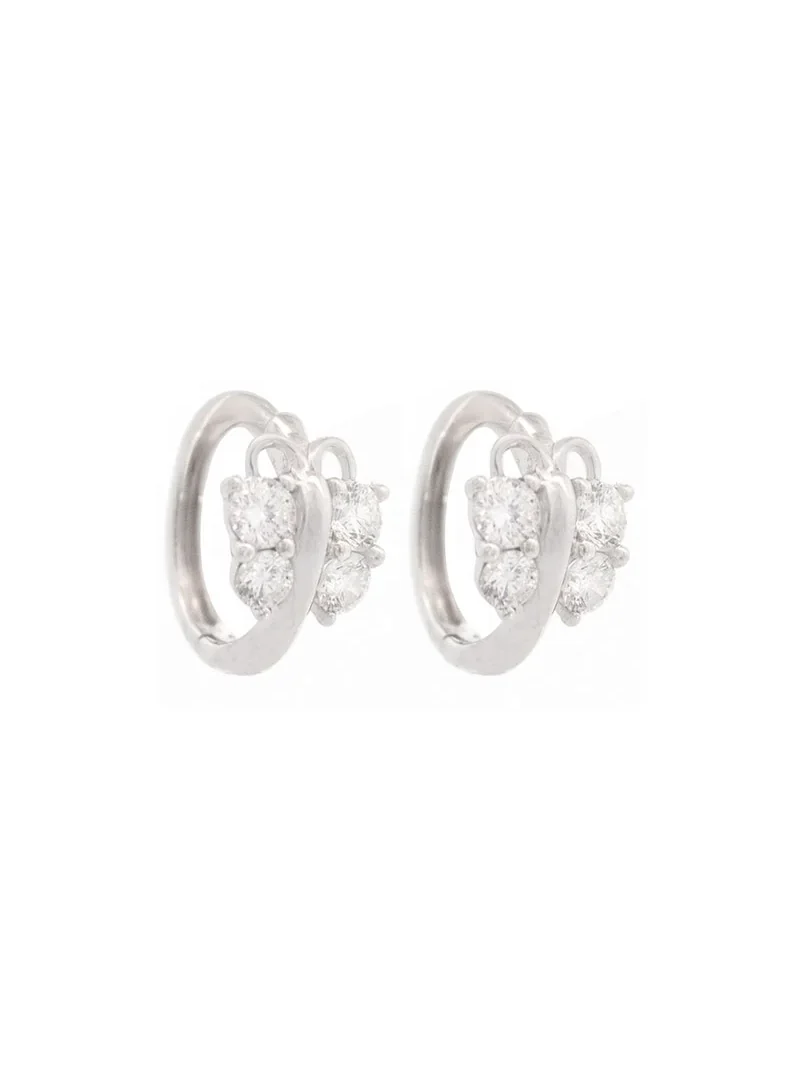 0.86ct Diamond 18K Gold Earrings 0.86ct Diamond 18K Gold Earrings