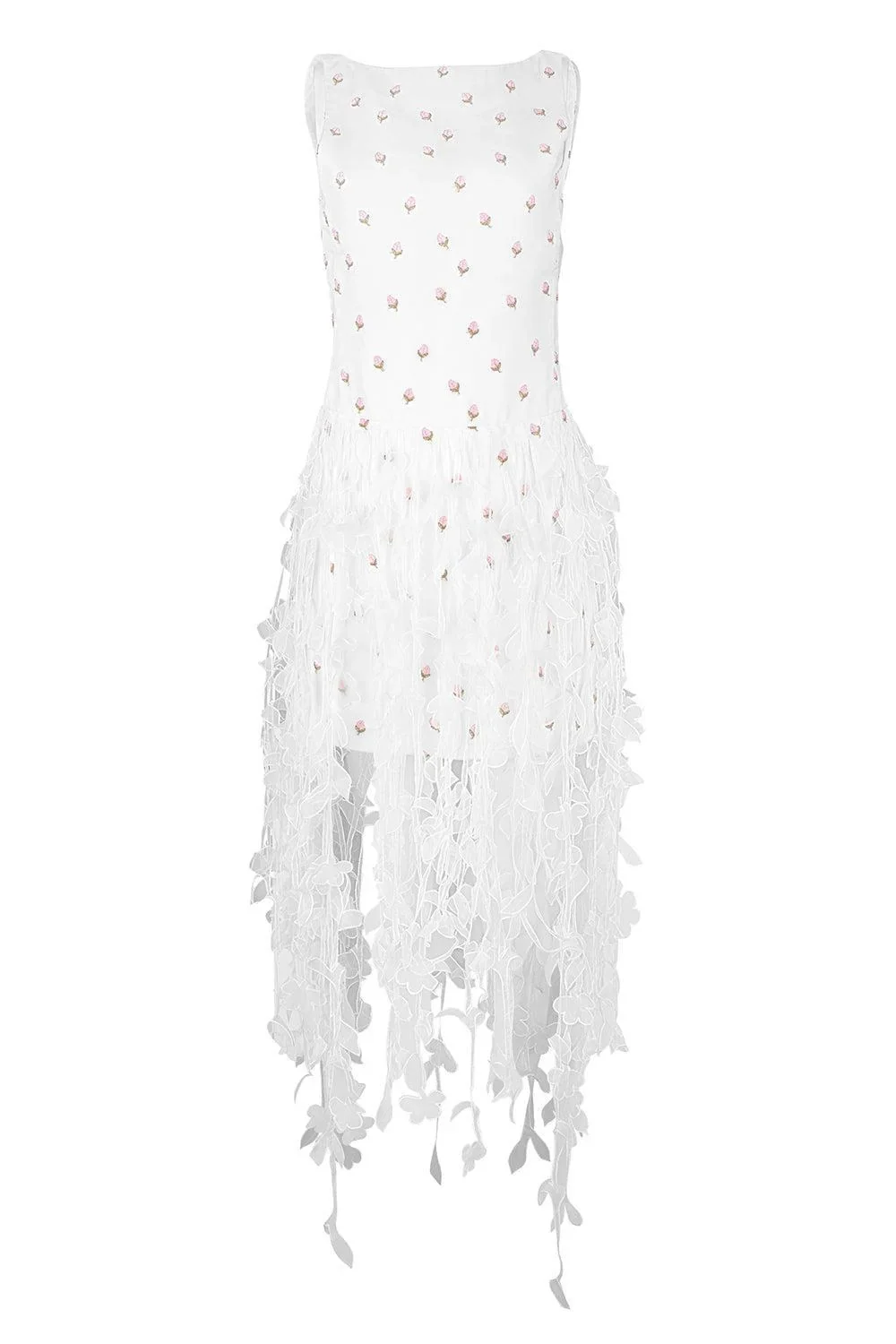 Giambattista Valli Floral Applique Dress