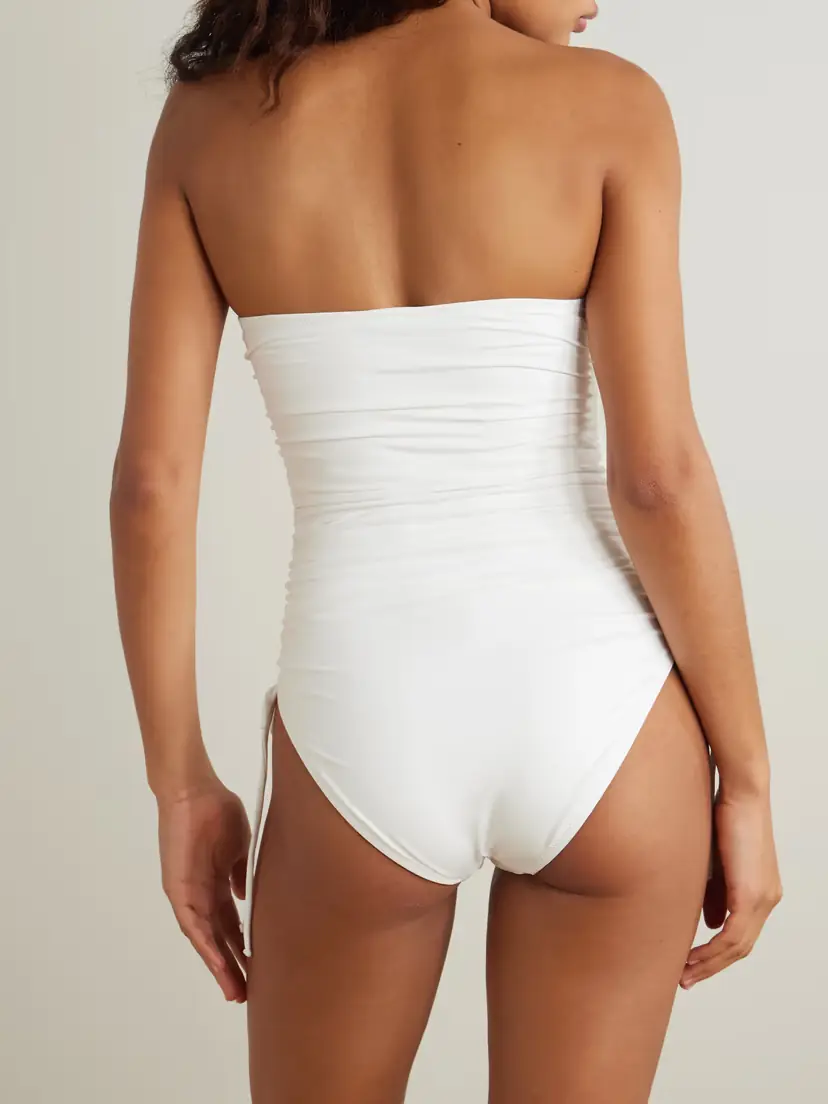 Melissa Odabash Sydney Strapless Ruched Swimsuit | Thumbnail 3 Melissa Odabash Sydney Strapless Ruched Swimsuit | Thumbnail 3