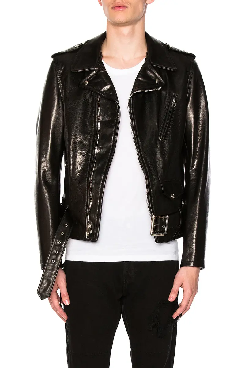 SCHOTT Pebbled Moto Jacket | Thumbnail 3 SCHOTT Pebbled Moto Jacket | Thumbnail 3