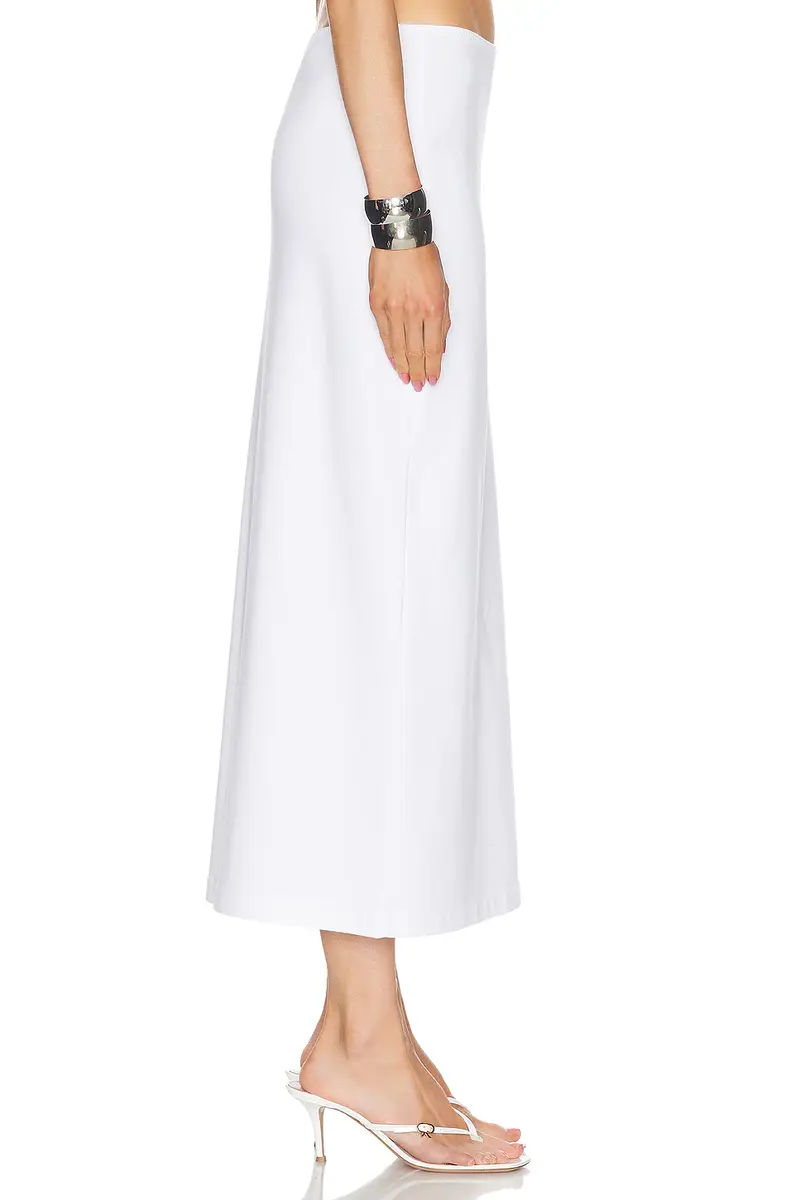 Norma Kamali Side Slit Midcalf Skirt | Thumbnail 2 Norma Kamali Side Slit Midcalf Skirt | Thumbnail 2