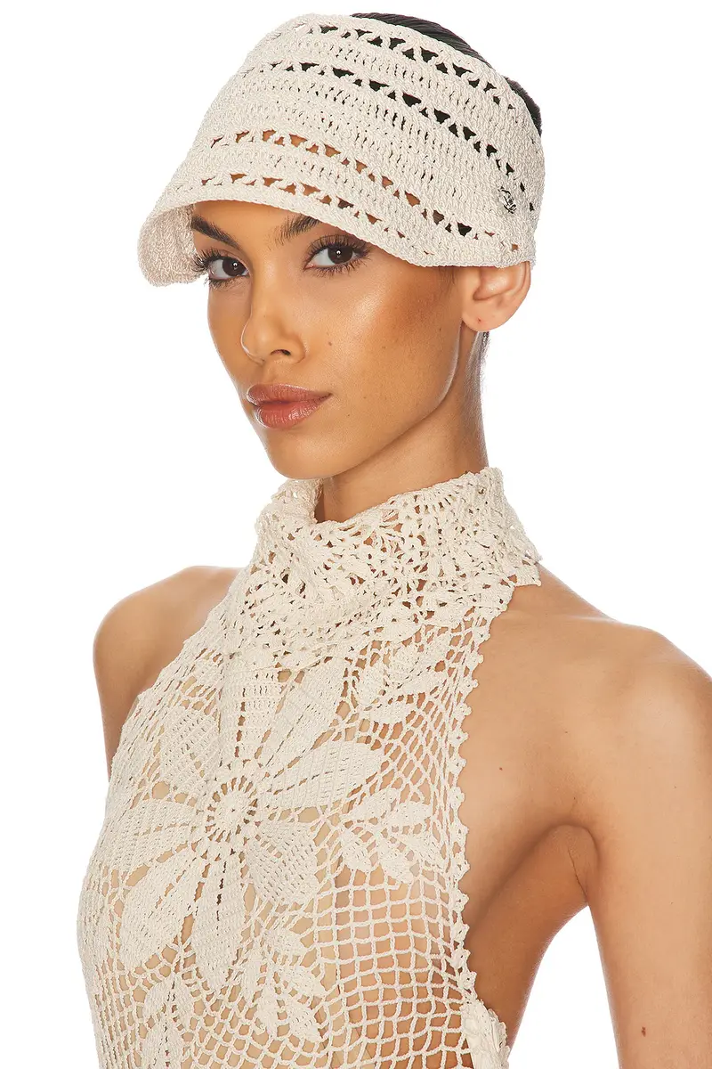 Magda Butrym Crochet Visor | Thumbnail 2 Magda Butrym Crochet Visor | Thumbnail 2