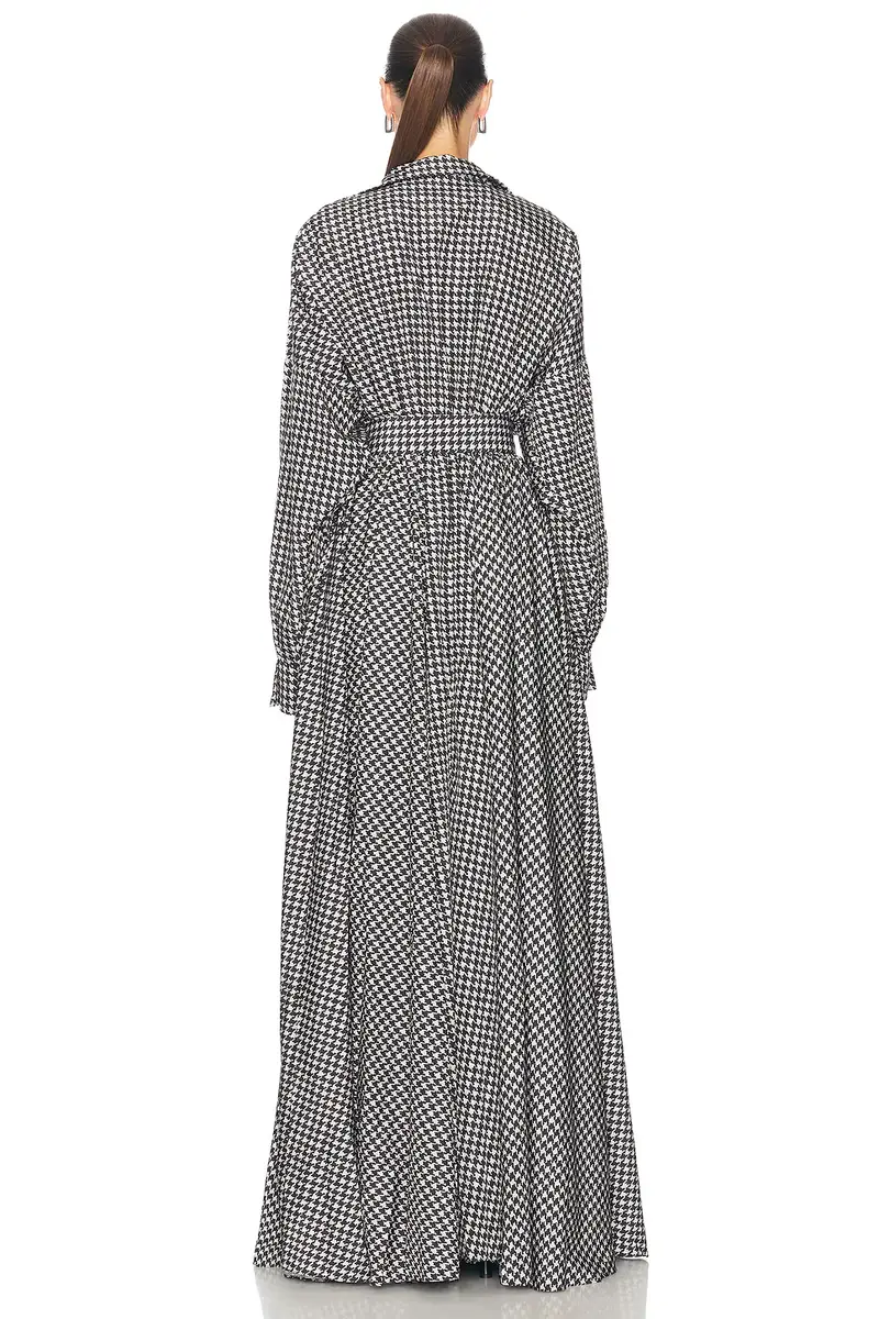 Norma Kamali Super Oversized Boyfriend Shirt Flared Gown | Thumbnail 3 Norma Kamali Super Oversized Boyfriend Shirt Flared Gown | Thumbnail 3