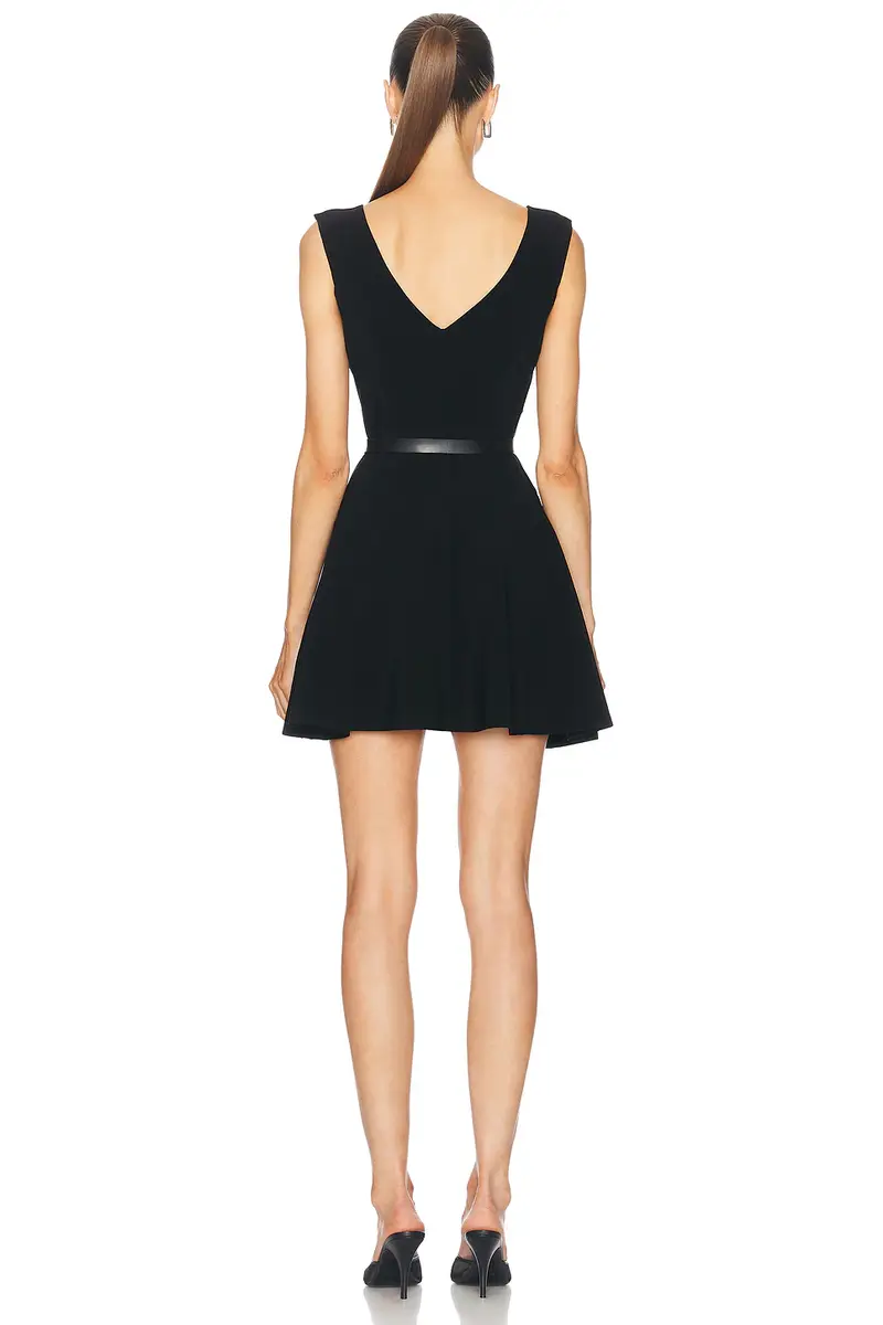 Norma Kamali Grace Mini Dress | Thumbnail 4 Norma Kamali Grace Mini Dress | Thumbnail 4