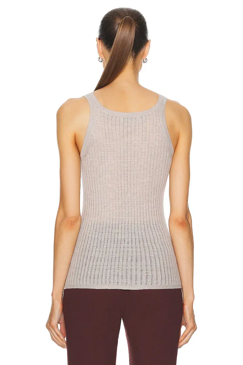 Gabriela Hearst Nevin Pointelle Tank Top | Thumbnail 3 Gabriela Hearst Nevin Pointelle Tank Top | Thumbnail 3