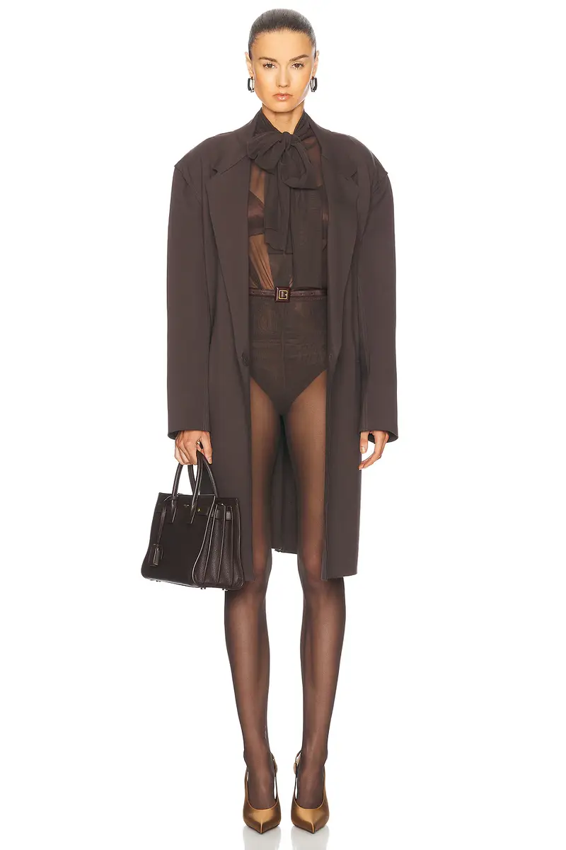 Norma Kamali Oversized Double Breasted Jacket | Image 1 Norma Kamali Oversized Double Breasted Jacket | Image 1