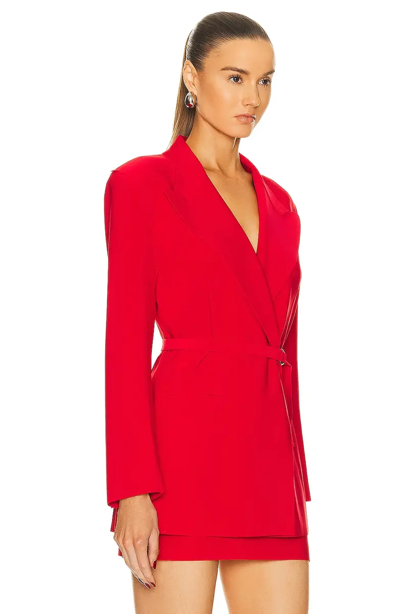 Norma Kamali Classic Double Breasted Jacket | Thumbnail 2 Norma Kamali Classic Double Breasted Jacket | Thumbnail 2