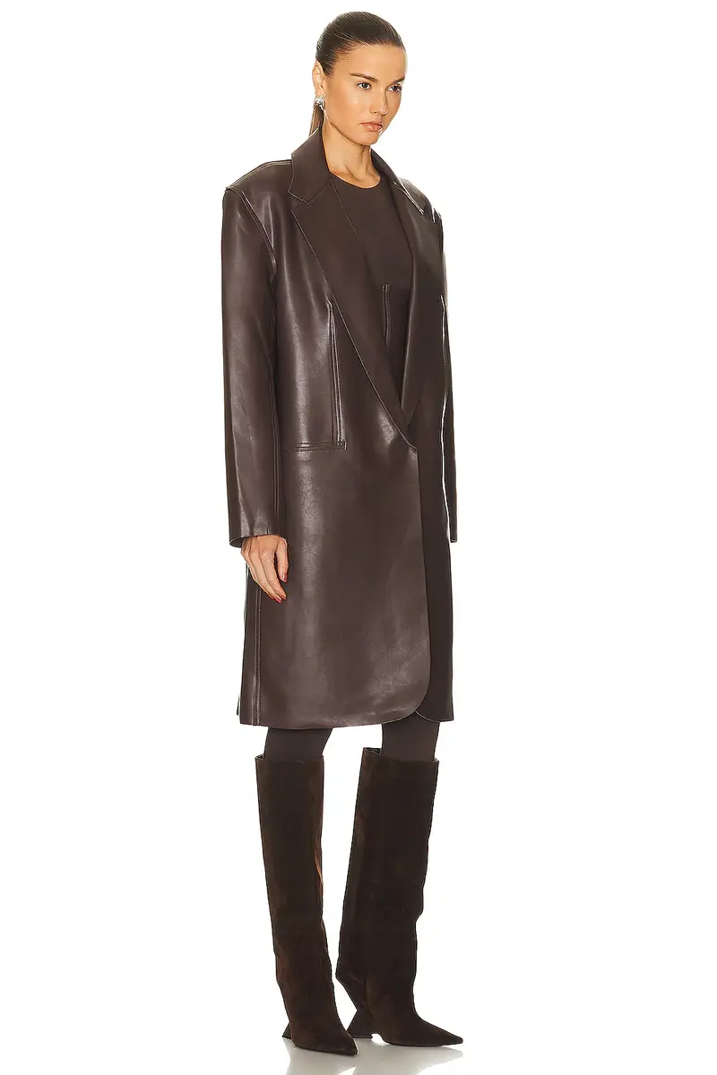 Norma Kamali Oversized Single Breasted Jacket | Thumbnail 3 Norma Kamali Oversized Single Breasted Jacket | Thumbnail 3