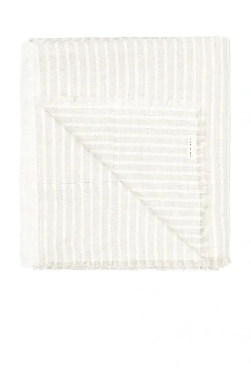 Jenni Kayne Frayed Linen 68x120 Tablecloth | Thumbnail 2 Jenni Kayne Frayed Linen 68x120 Tablecloth | Thumbnail 2