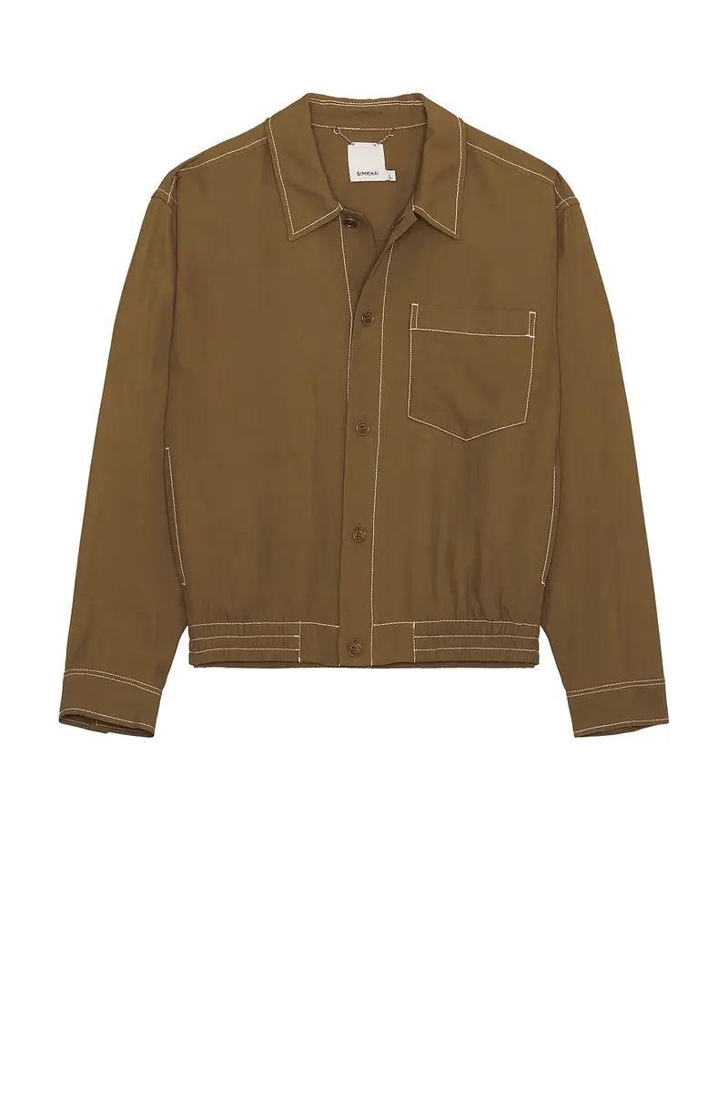 Simkhai Keith Blouson Shirt Jacket | Thumbnail 3 Simkhai Keith Blouson Shirt Jacket | Thumbnail 3