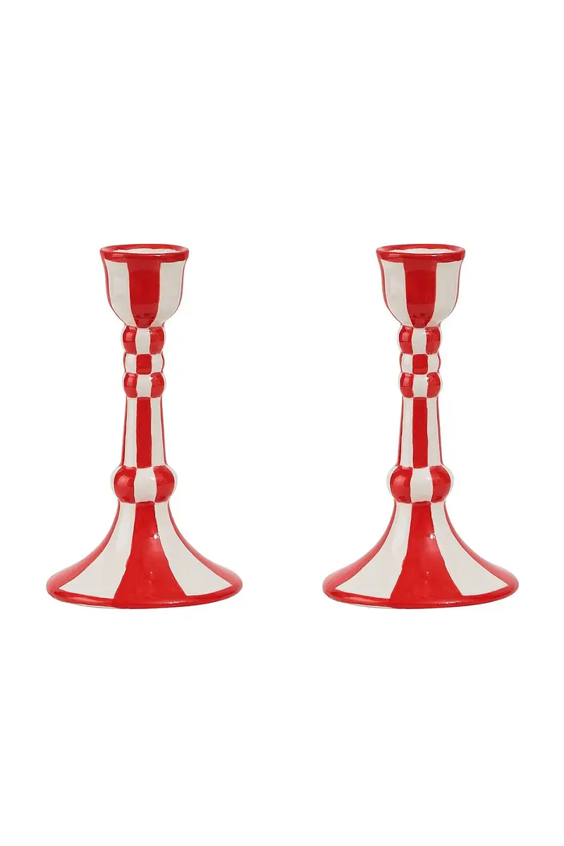 Misette Hand Painted Ceramic Candleholder | Image 1 Misette Hand Painted Ceramic Candleholder | Image 1
