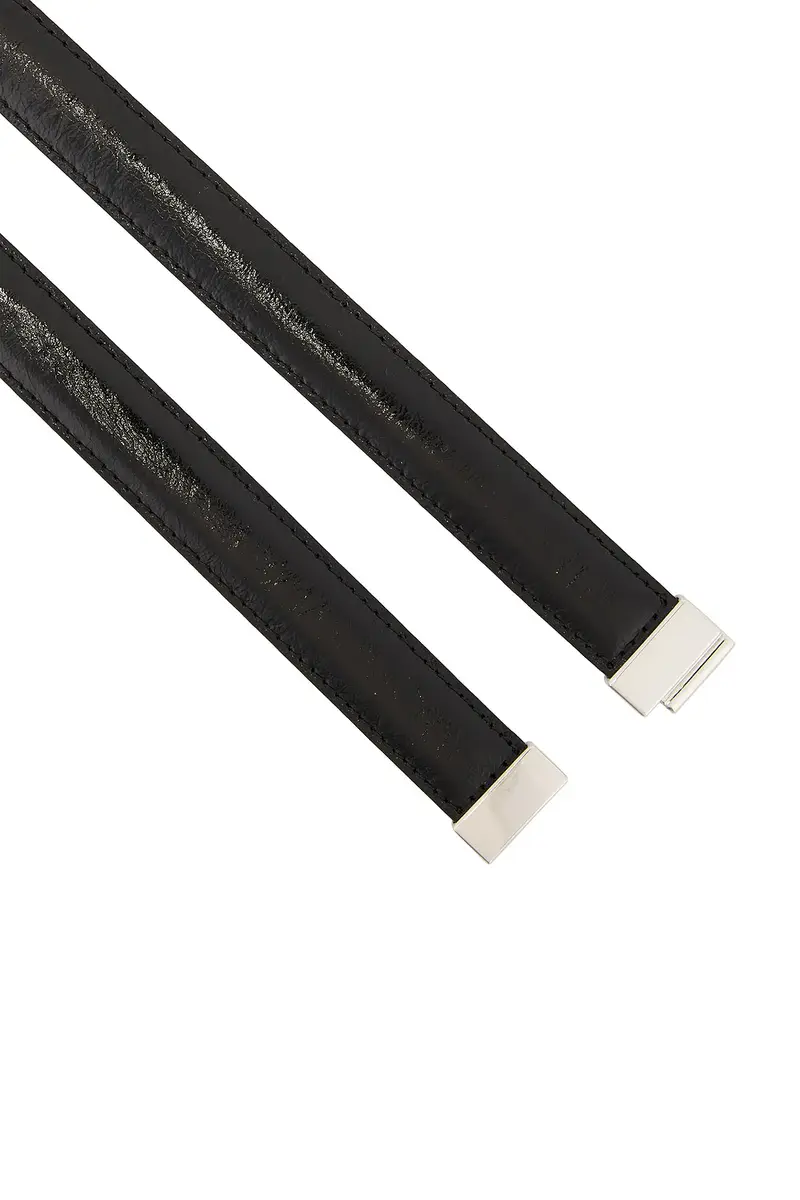 TOTEME Slide Clasp Naplack Leather Belt | Thumbnail 3