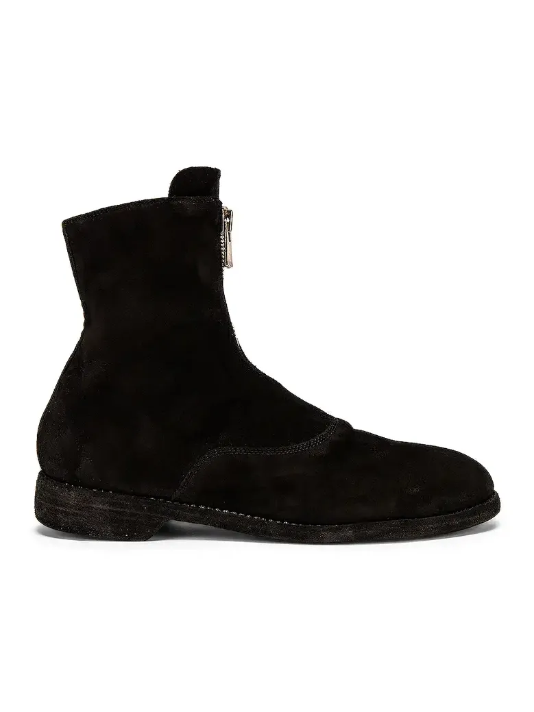 Stag Suede Zipper Boots Stag Suede Zipper Boots
