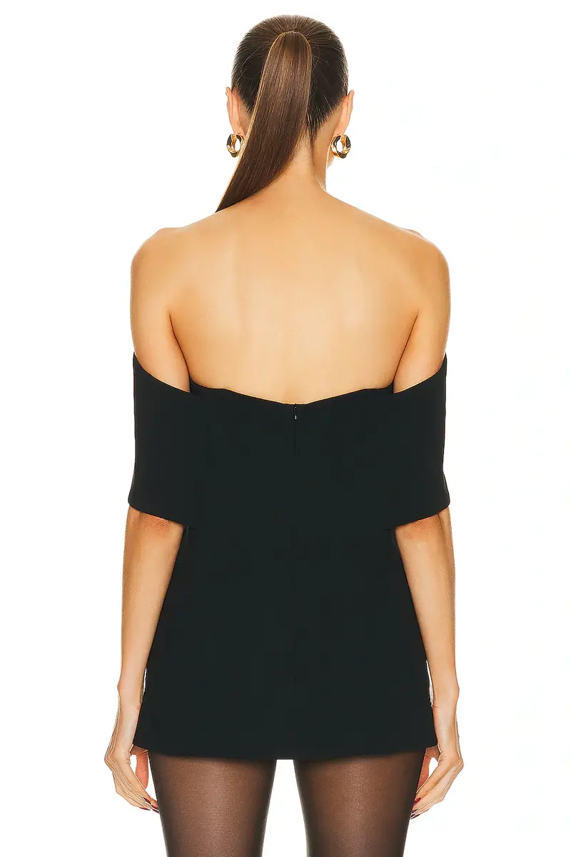 TOTEME Off Shoulder Evening Top | Thumbnail 3 TOTEME Off Shoulder Evening Top | Thumbnail 3