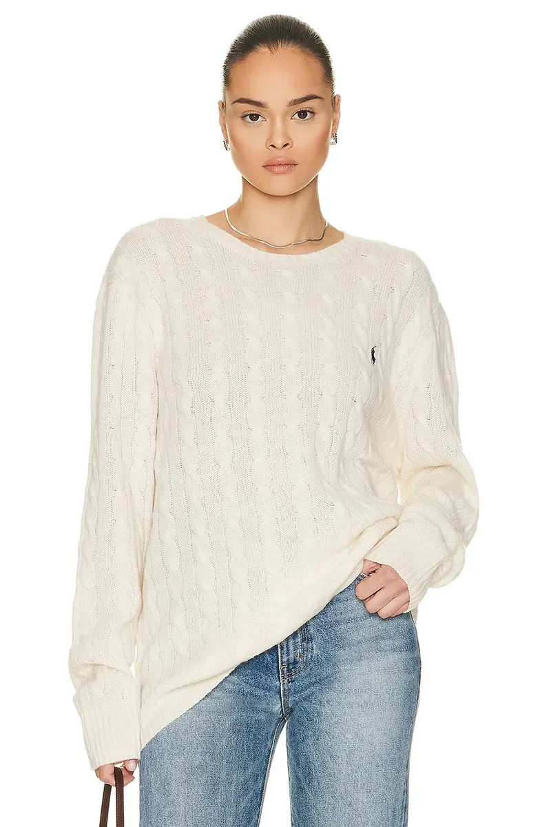 Polo Ralph Lauren Cable-Knit Wool-Cashmere Sweater | Thumbnail 3