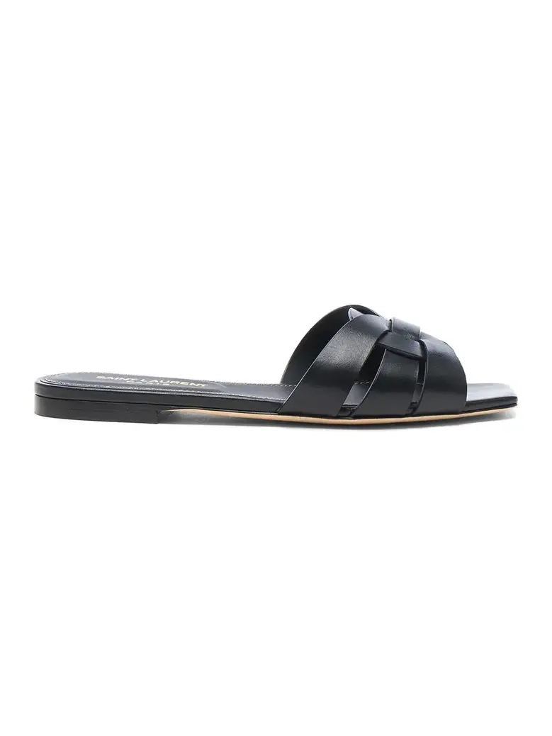 Saint Laurent Tribute Flat Sandals