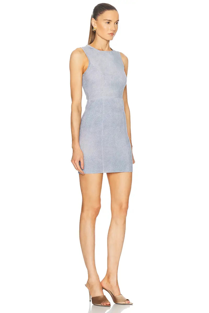Sprwmn Audrey Suede Mini Dress | Thumbnail 2