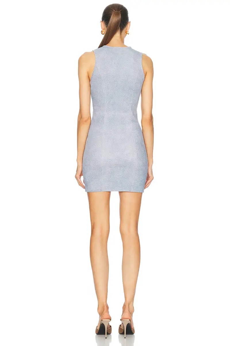 Sprwmn Audrey Suede Mini Dress | Thumbnail 3