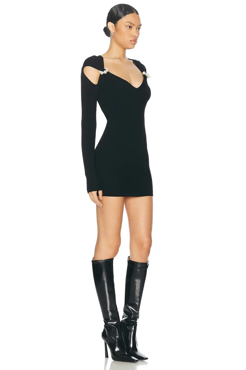 Moschino Jeans Long Sleeve Mini Dress | Thumbnail 2 Moschino Jeans Long Sleeve Mini Dress | Thumbnail 2