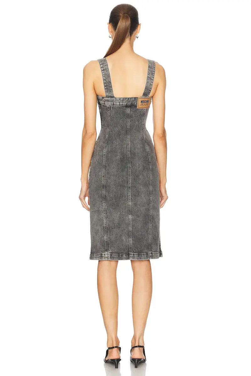 Moschino Jeans Denim Dress | Thumbnail 3 Moschino Jeans Denim Dress | Thumbnail 3