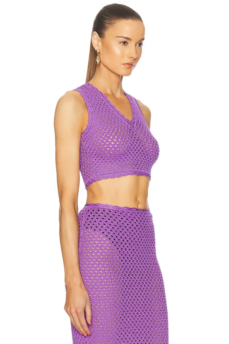 Dolce & Gabbana Crochet Cropped Top | Thumbnail 2 Dolce & Gabbana Crochet Cropped Top | Thumbnail 2