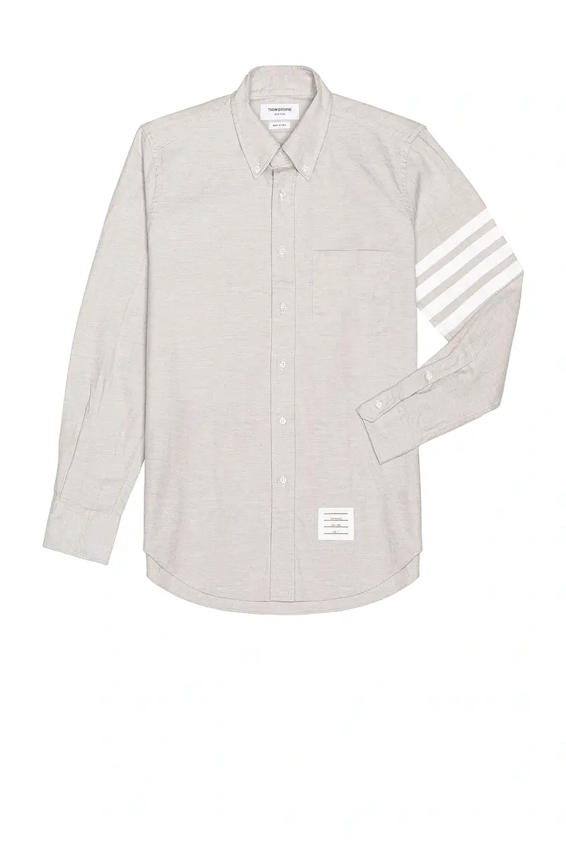 Thom Browne Straight Fit 4 Bar Shirt | Thumbnail 2