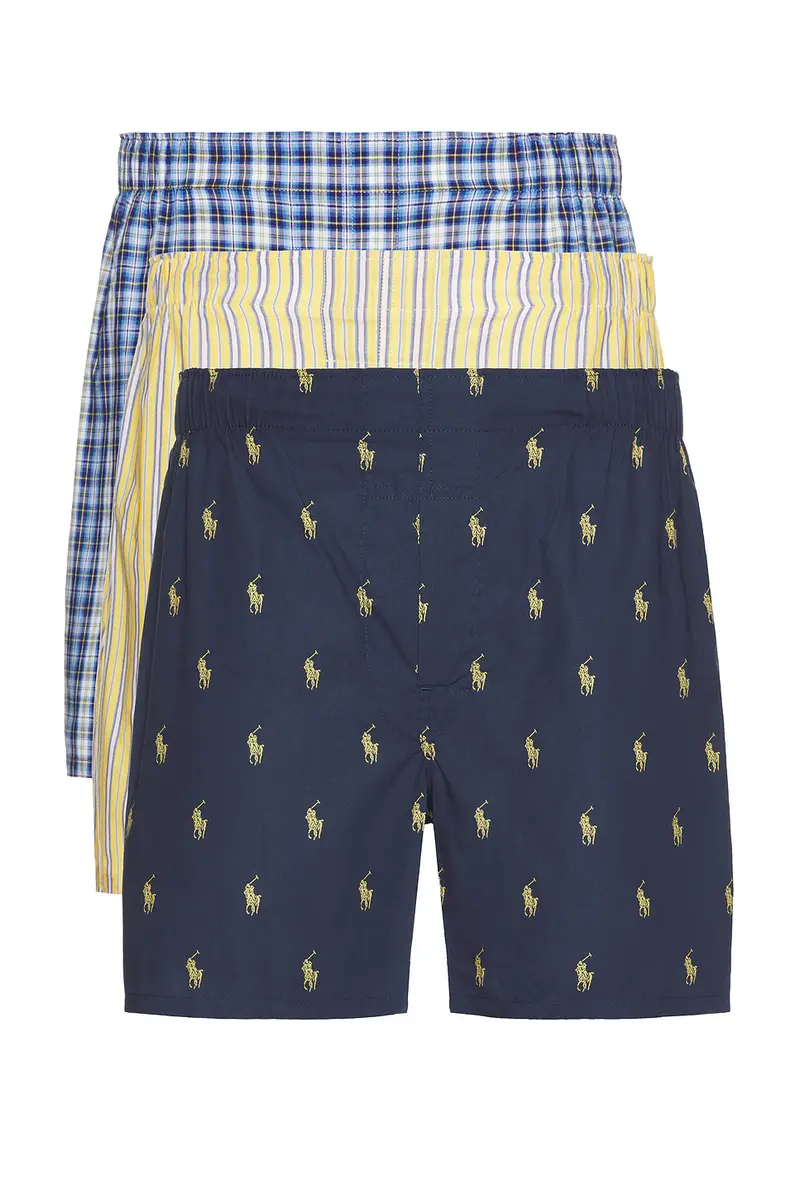 Polo Ralph Lauren Classic Fit Cotton Boxer 3 Pack | Thumbnail 3