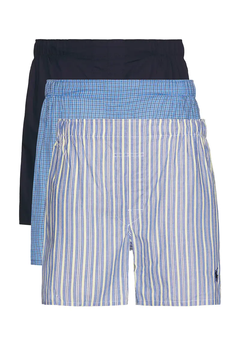 Polo Ralph Lauren Classic Fit Cotton Boxer 3 Pack | Thumbnail 3