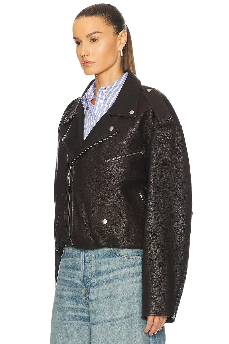 Acne Studios Liso Leather Jacket | Thumbnail 4