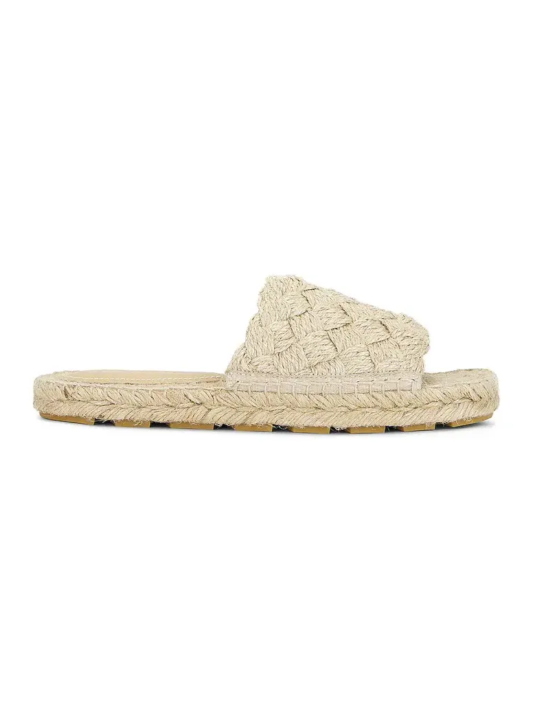 Jack Mule Espadrille Jute Flat Sandal