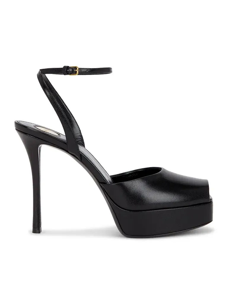 Saint Laurent La Scandale Platform Sandal