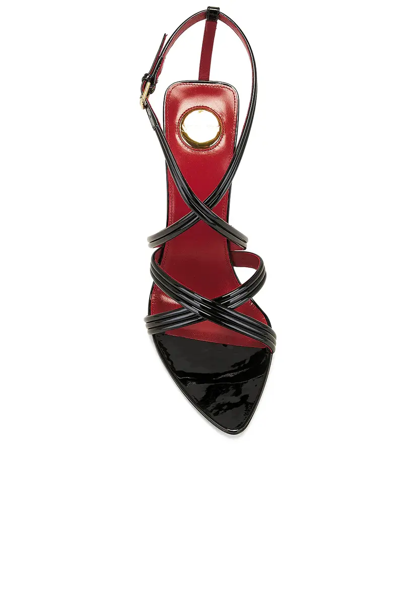 Saint Laurent Rossi Wedge Sandal | Thumbnail 4 Saint Laurent Rossi Wedge Sandal | Thumbnail 4