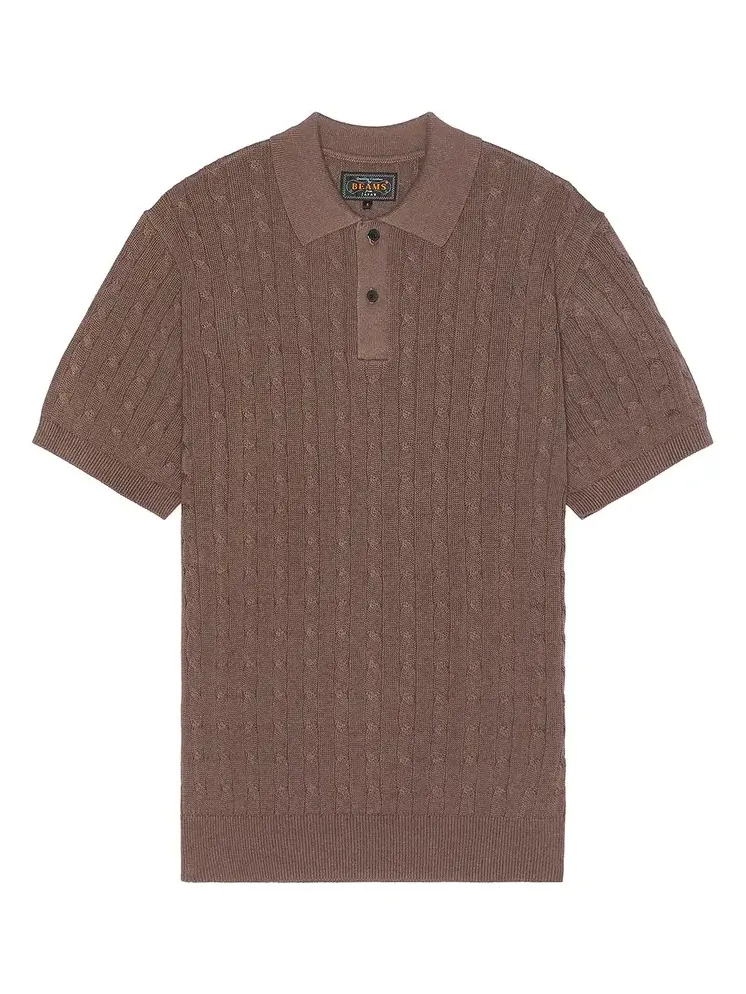 Knit Polo Cable