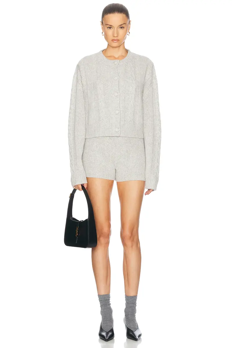 Aexae Cashmere Cable Knit Short | Thumbnail 5