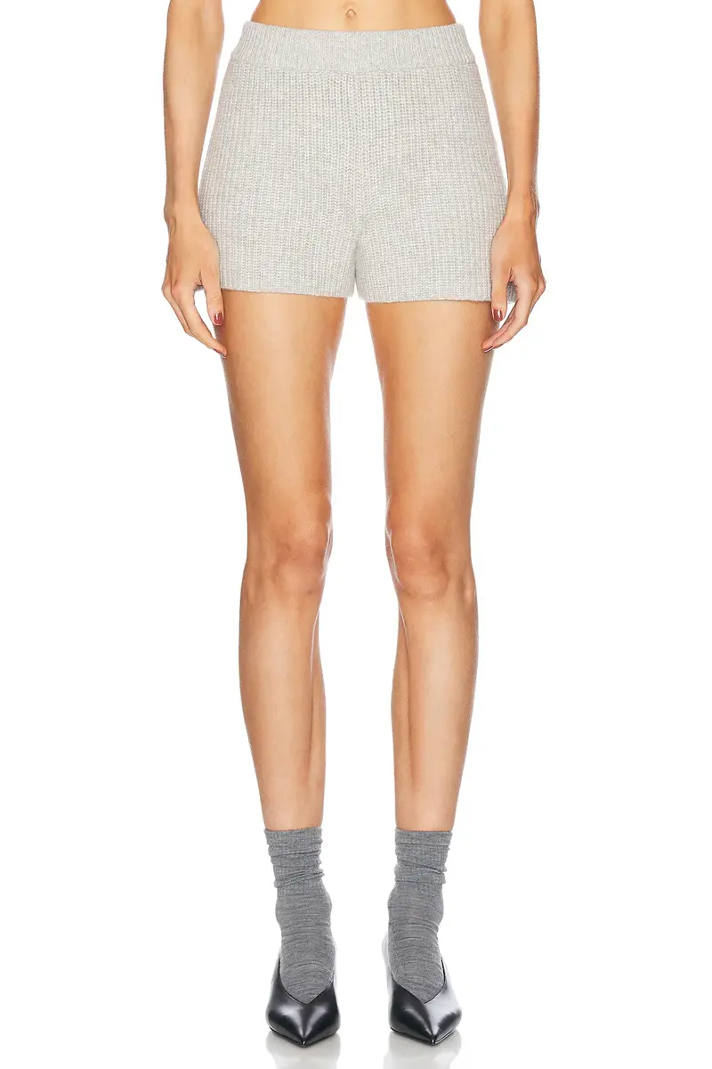 AEXAE Cashmere Cable Knit Short | Image 1 AEXAE Cashmere Cable Knit Short | Image 1