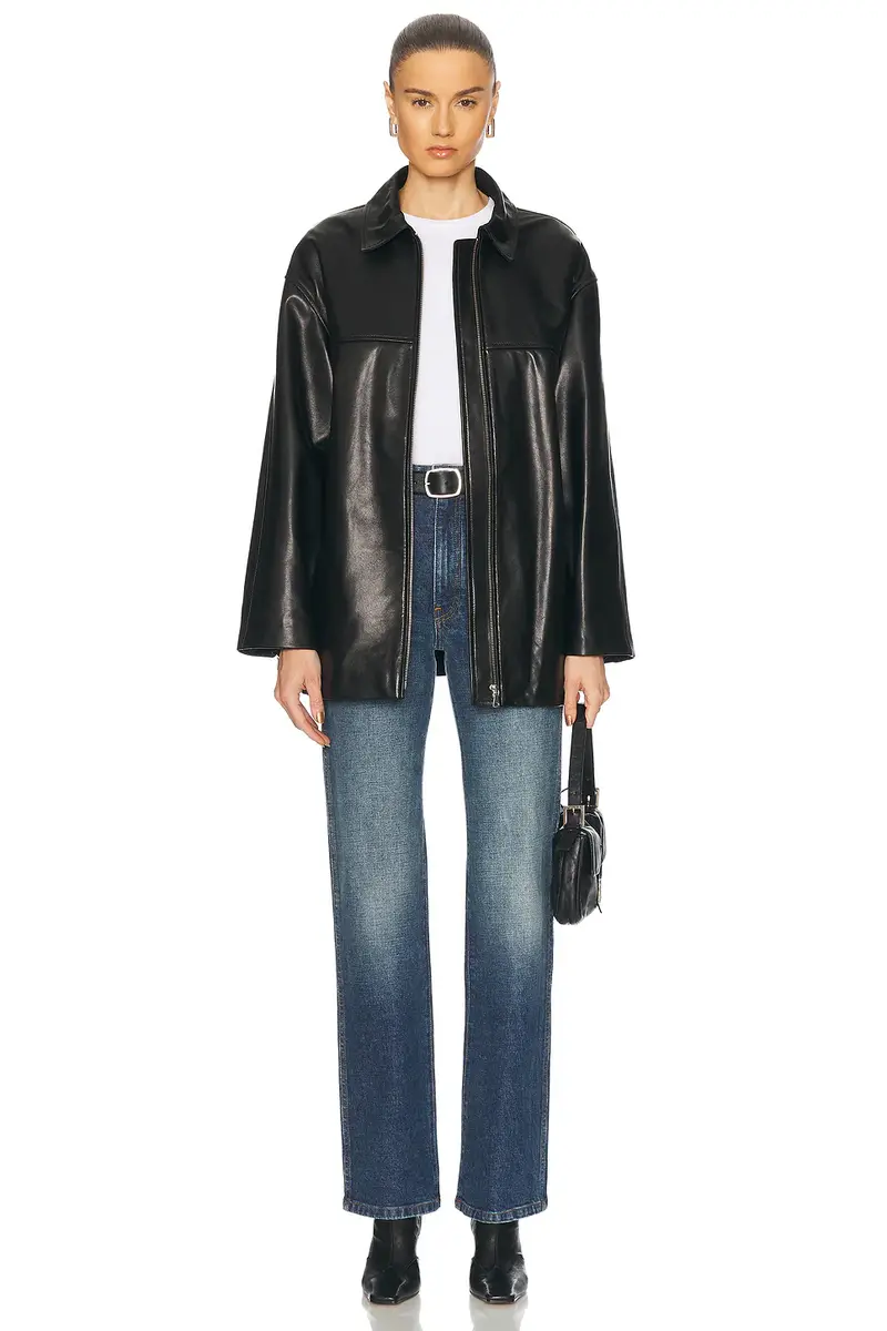 Nour Hammour Layne Sleek Leather Jacket | Thumbnail 5 Nour Hammour Layne Sleek Leather Jacket | Thumbnail 5