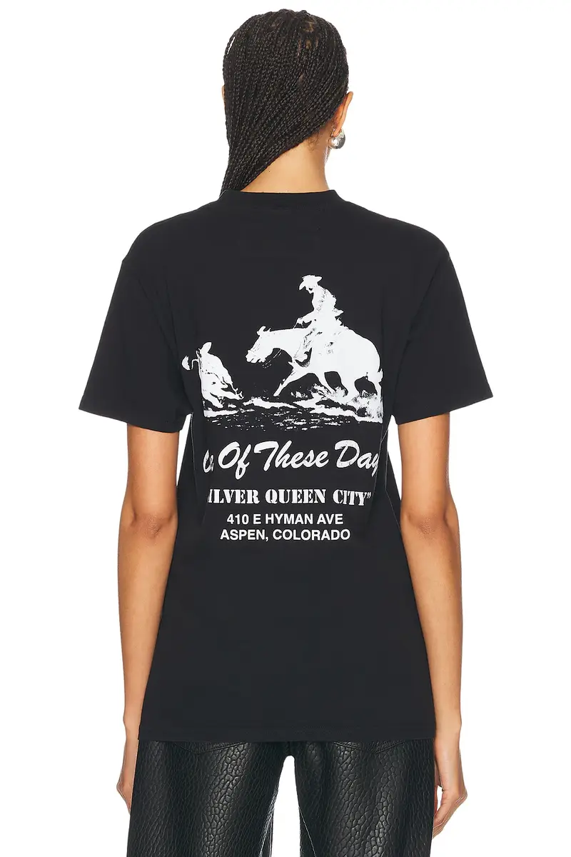 ONE OF THESE DAYS x FWRD Silver Queen City Tee | Thumbnail 6