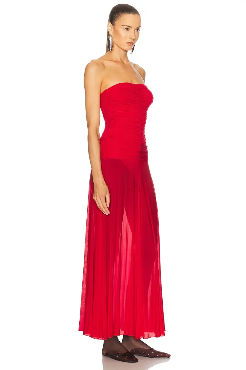 Magda Butrym Strapless Long Dress | Thumbnail 2 Magda Butrym Strapless Long Dress | Thumbnail 2