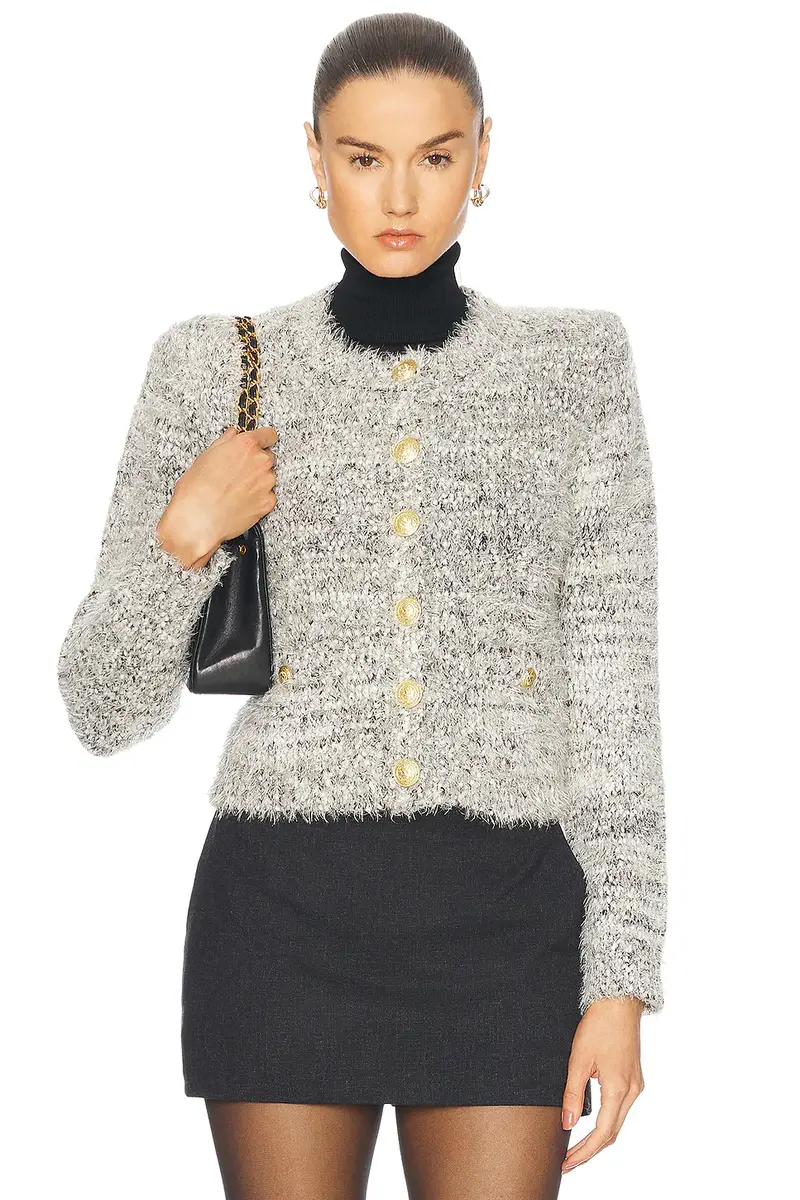 L'Agence Una Knit Cardigan