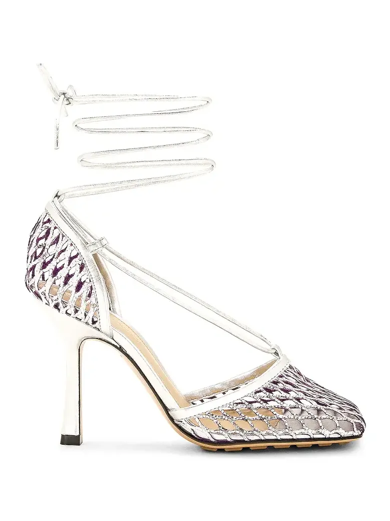 Stretch Lace Up Sandal
