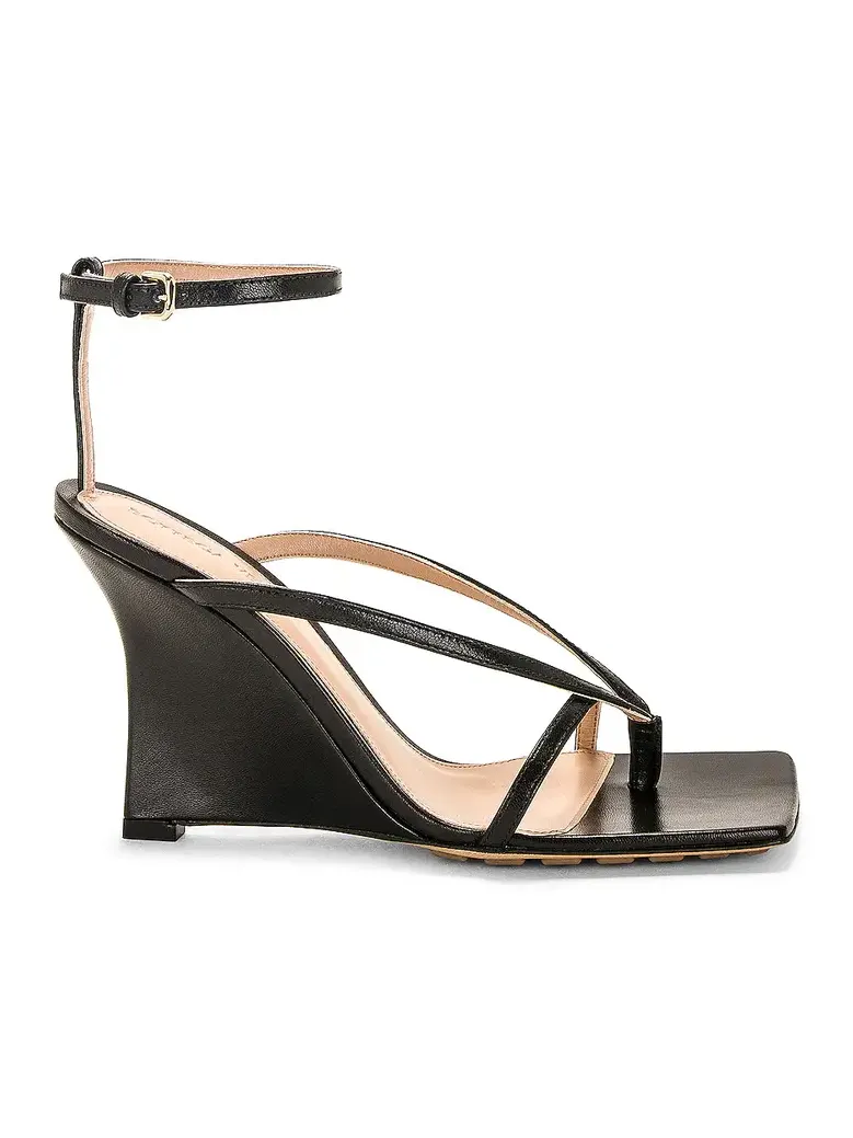 Stretch Ankle Strap Wedge Sandal Stretch Ankle Strap Wedge Sandal
